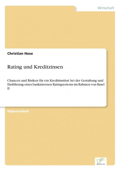 Rating und Kreditzinsen