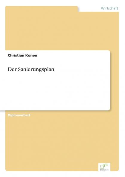 Der Sanierungsplan