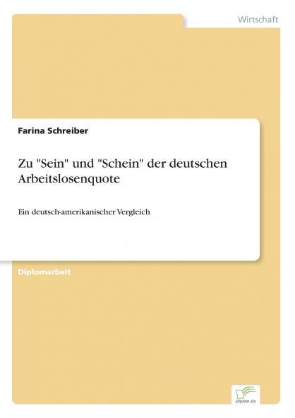 Zu Sein und Schein der deutschen Arbeitslosenquote