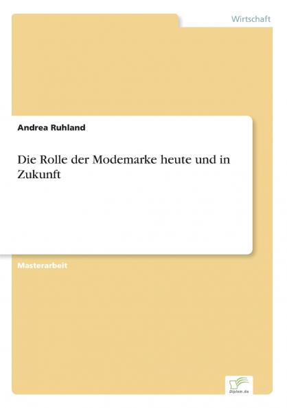 Die Rolle der Modemarke heute und in Zukunft