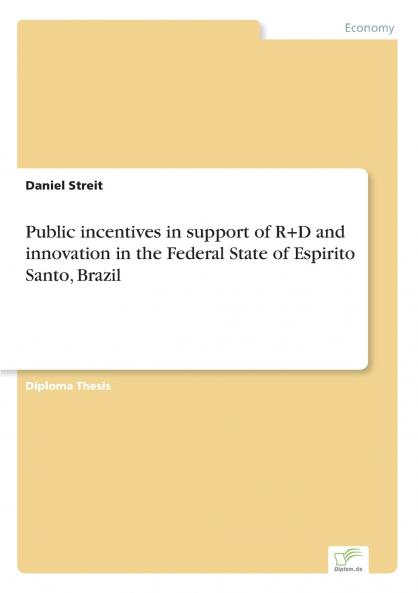 Public incentives in support of R+D and innovation in the Federal State of Espirito Santo Brazil