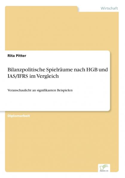 Bilanzpolitische Spielräume nach HGB und IAS/IFRS im Vergleich