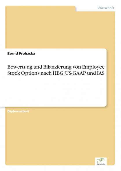 Bewertung und Bilanzierung von Employee Stock Options nach HBG US-GAAP und IAS