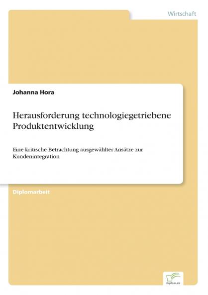 Herausforderung technologiegetriebene Produktentwicklung