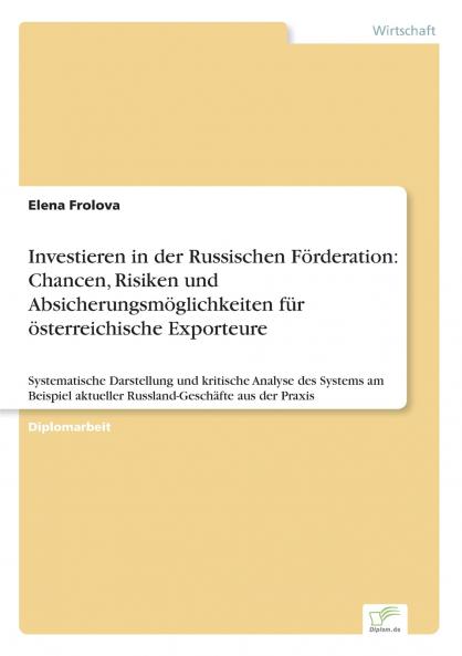 Investieren in der Russischen Förderation