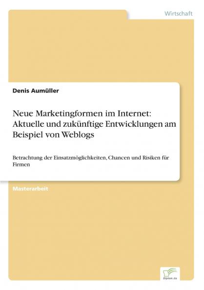Neue Marketingformen im Internet