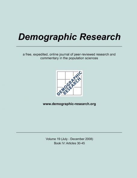 Demographic Research Volume 19 Book 4