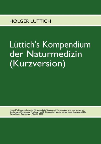 Lüttich's Kompendium der Naturmedizin (Kurzversion)