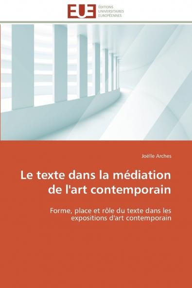 Le texte dans la médiation de l'art contemporain