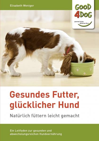 Gesundes Futter glücklicher Hund