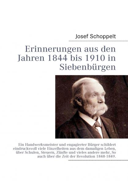 Erinnerungen aus den Jahren 1844 bis 1910 in Siebenbürgen