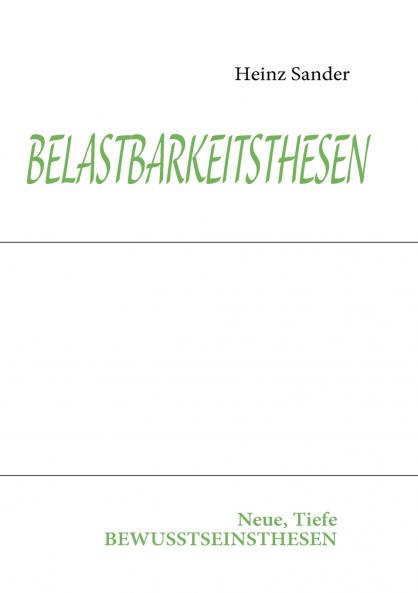 BELASTBARKEITSTHESEN