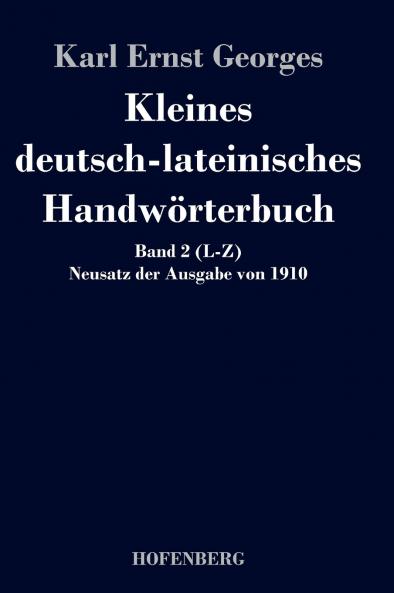 Kleines deutsch-lateinisches Handw��rterbuch
