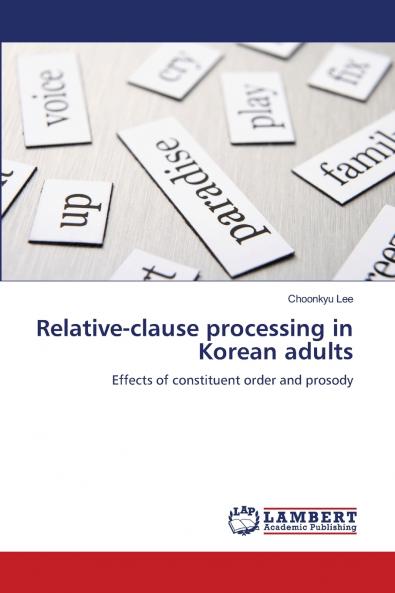 Relative-clause processing in Korean adults