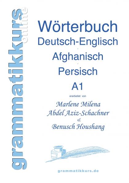 Wortschatz Deutsch-Englisch-Afghanisch-Persisch Niveau A1