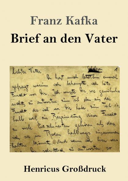 Brief an den Vater (Gro��druck)
