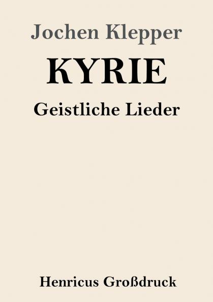 Kyrie (Gro��druck)