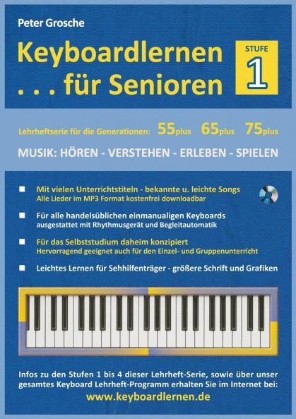 Keyboardlernen für Senioren (Stufe 1)