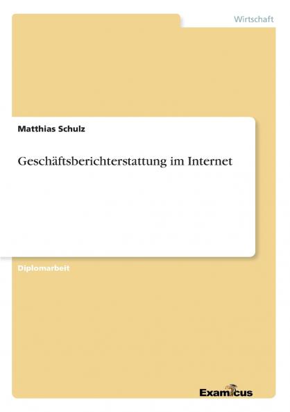 Geschäftsberichterstattung im Internet