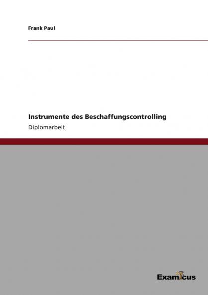 Instrumente des Beschaffungscontrolling