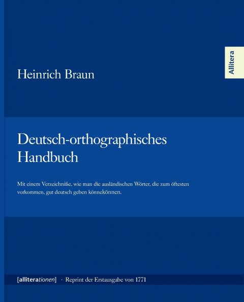 Deutsch-orthographisches Handbuch
