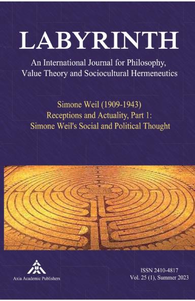 Simone Weil (1909-1943) Receptions and Actuality Part 1