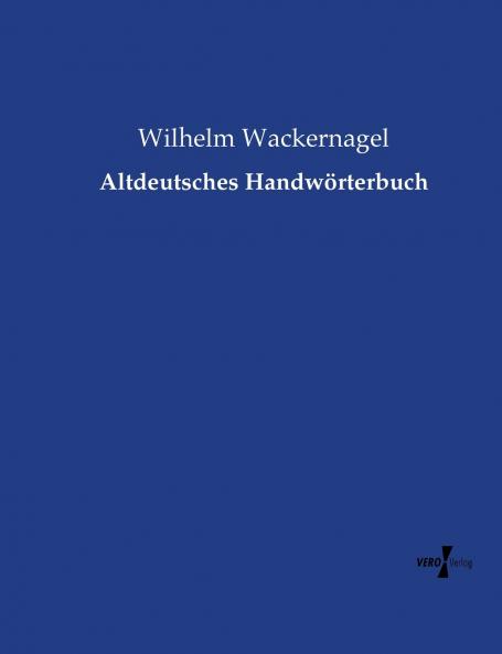 Altdeutsches Handwörterbuch