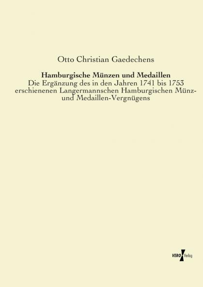 Hamburgische Münzen und Medaillen