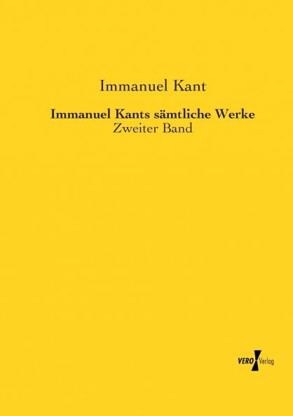 Immanuel Kants sämtliche Werke