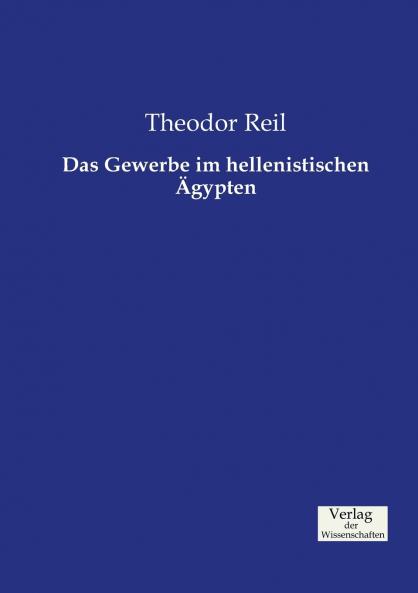 Das Gewerbe im hellenistischen Ägypten
