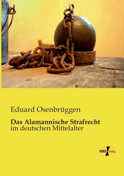 Das Alamannische Strafrecht