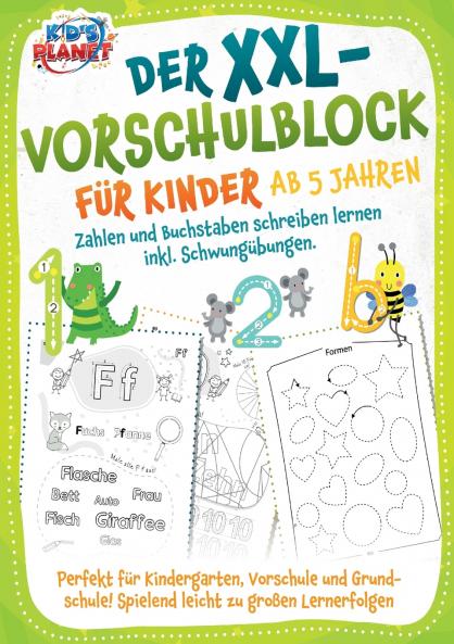 Der XXL-Vorschulblock für Kinder ab 5 Jahren