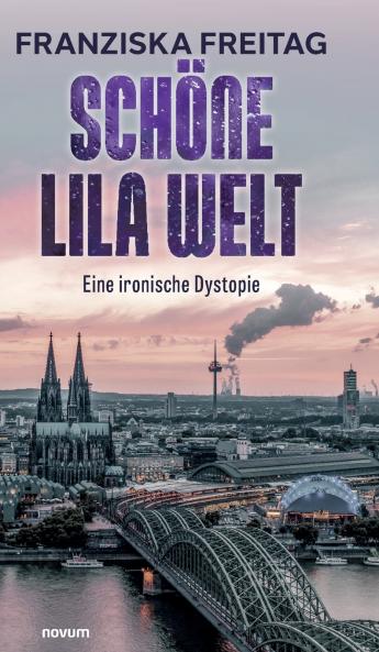 Schöne lila Welt