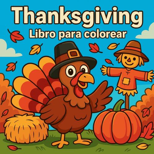 Thanksgiving - Libro para colorear