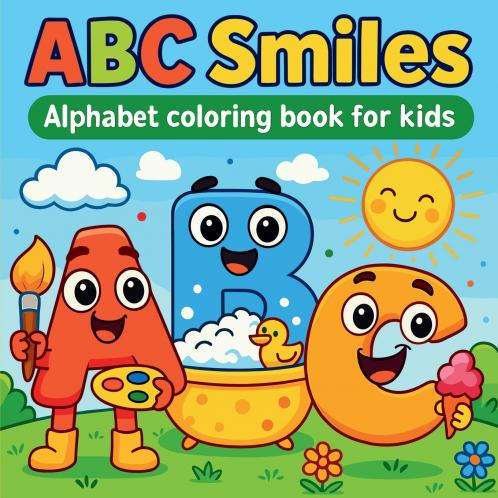ABC Smiles - Alphabet Coloring Book for Kids