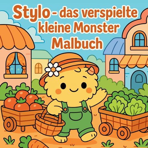 Stylo - das verspielte kleine Monster - Malbuch