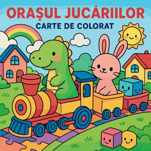 Orașul jucăriilor - Carte de colorat