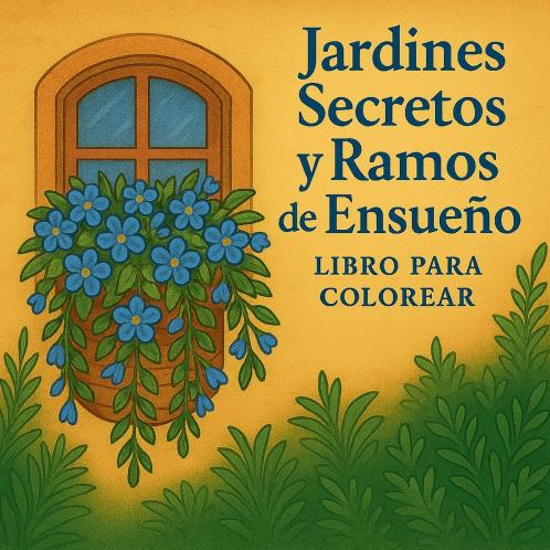 Jardines Secretos y Ramos de Ensueño lLibro para colorear