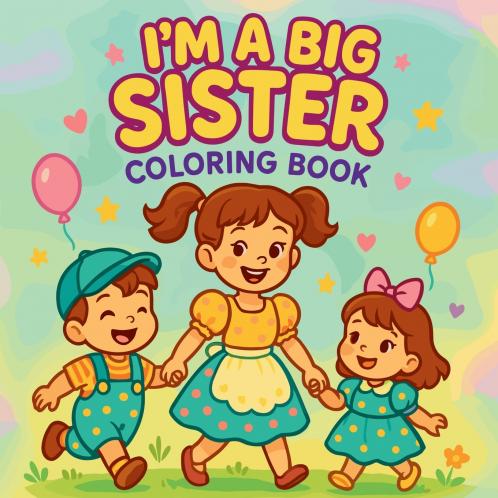 I'm a Big Sister - Coloring Book