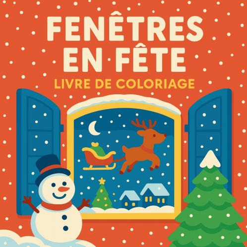 Fenêtres en Fête - Livre de Coloriage