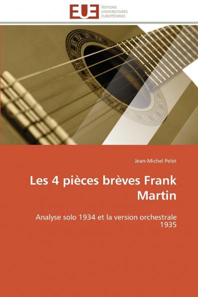 Les 4 pièces brèves frank martin
