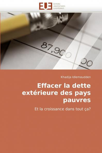 Effacer la dette extérieure des pays pauvres