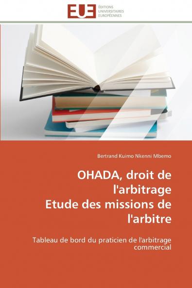 Ohada droit de l'arbitrage  etude des missions de l'arbitre