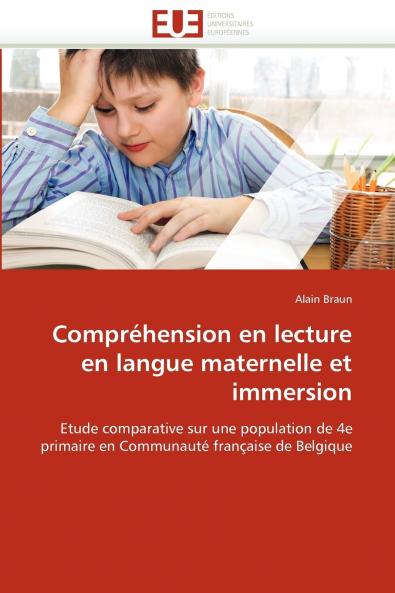 Compréhension en lecture en langue maternelle et immersion