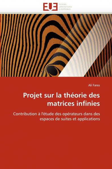 Projet sur la théorie des matrices infinies