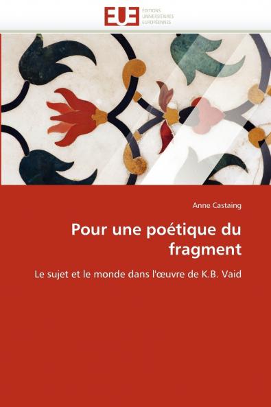 Pour une poétique du fragment