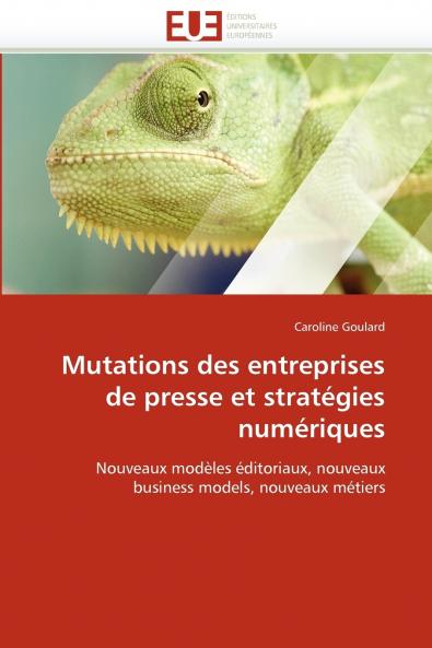 Mutations des entreprises de presse et stratégies numériques