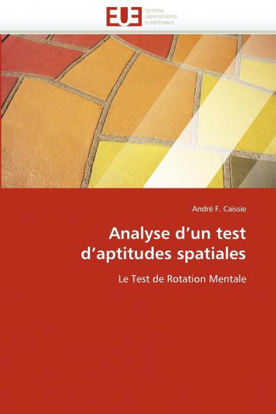 Analyse d''un test d''aptitudes spatiales