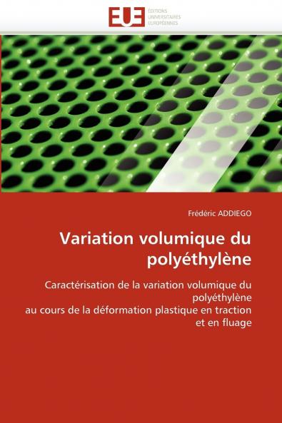 Variation volumique du polyéthylène