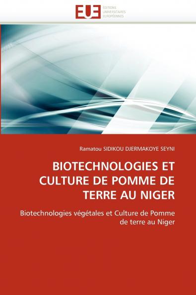 Biotechnologies et culture de pomme de terre au niger